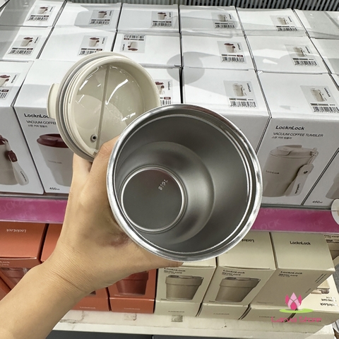 Ly Giữ Nhiệt LocknLock Vacuum Coffee 450ml LHC4340 - Ly Cà Phê Giữ Nhiệt