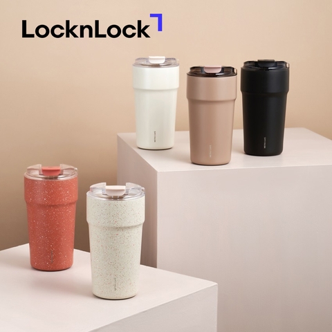 Bình giữ nhiệt LocknLock Metro Cafe LHC4359 - 650ml | LHC4357 - 500ml lòng phủ sứ giữ nguyên hương vị đồ uống