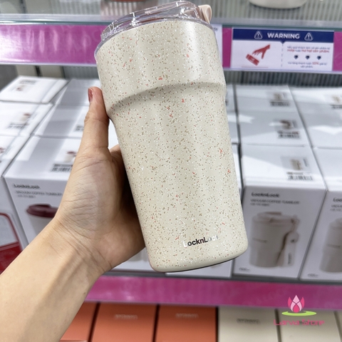 Ly giữ nhiệt lòng phủ sứ LocknLock 500ml Metro Cafe Tumbler LHC4357