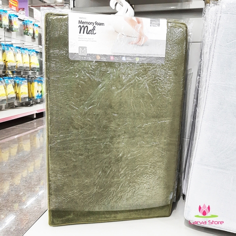 Thảm chùi chân Lock&Lock Memory Foam MAT513GRN (70x46cm) xanh lá