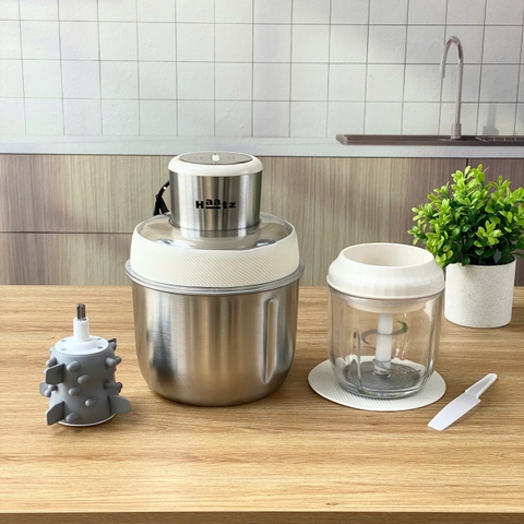 Máy xay đa năng CIM382 Haatz 500W (1 cối inox, 1 cối thủy tinh, kèm lõi đánh ruốc bóc tỏi)