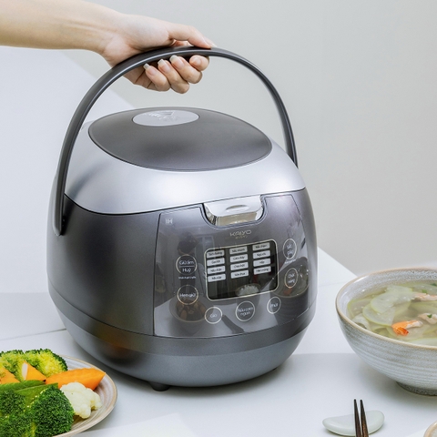 Nồi cơm cao tần lòng nồi inox 304 Kaiyo dung tích 1,5L kèm chức năng nấu tách đường KRC-063