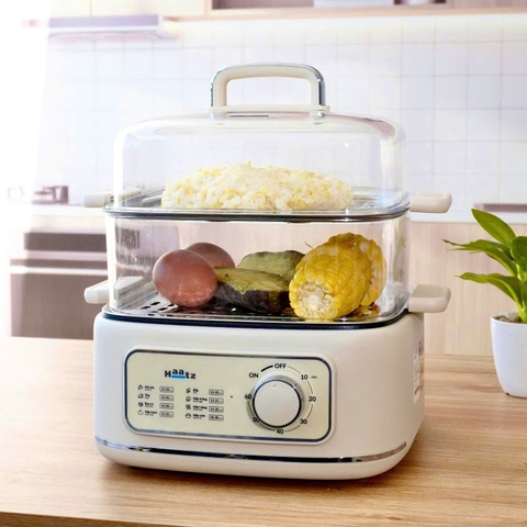 Nồi lẩu hấp đa năng Haatz CIM371 10 lít 8 chức năng hấp