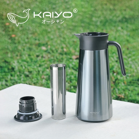 Bình giữ nhiệt kèm lọc trà Kaiyo dung tích 1.8L thành bình 2 lớp inox 304 giữ nhiệt 24 tiếng