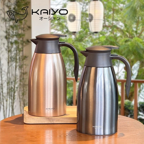 Phích pha trà giữ nhiệt Kaiyo 2L inox 304 giữ nhiệt tới 48 tiếng