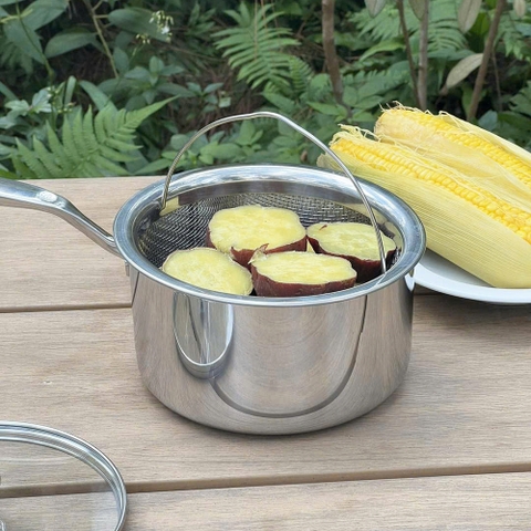 Xửng hấp có quai Kaiyo inox 304 miệng 20cm