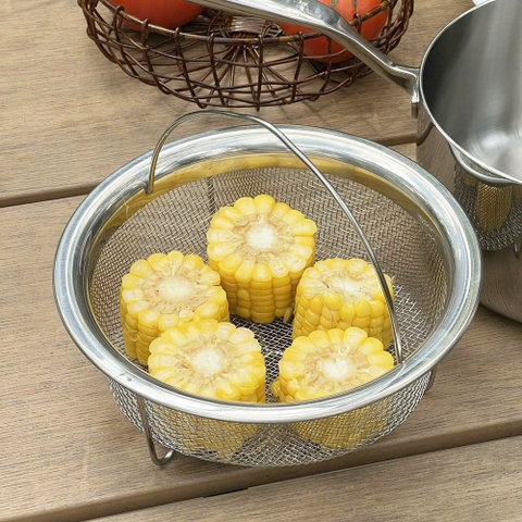 Xửng hấp có quai Kaiyo inox 304 miệng 20cm