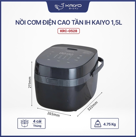 Nồi cơm điện cao tần Kaiyo 1.5L KRC-050