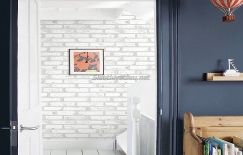 Giấy dán tường giả gạch J100 9363-1