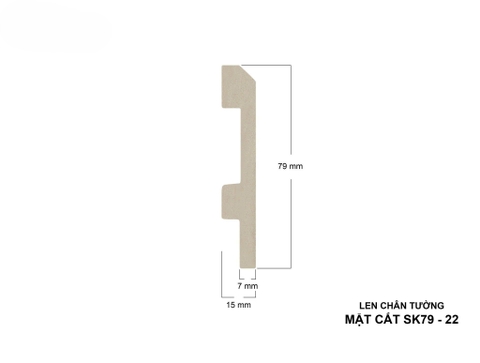 Len tường nhựa SK79-13 màu đen trơn không vân