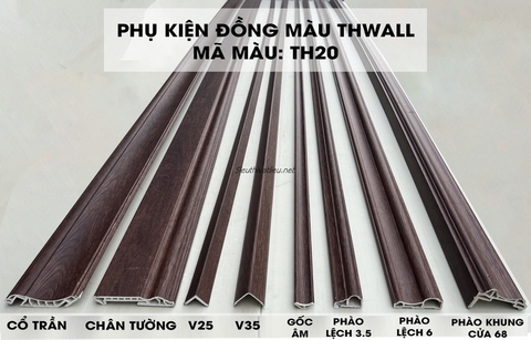 PHÀO CHỈ NHỰA NANO VÂN GỖ MÀU NÂU ĐEN TH20