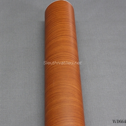 Film nội thất Infeel WD664 vân gỗ nâu đỏ