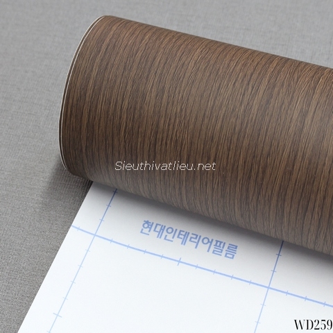 Film nội thất Infeel WD259 vân gỗ óc chó (walnut) màu nâu