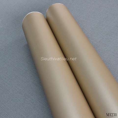 Film nội thất Infeel MT231 vân kim loại vàng hồng