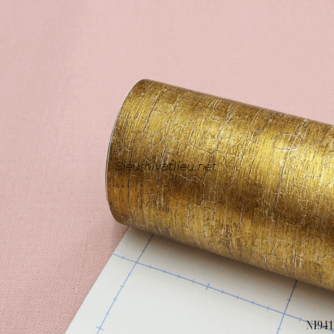 Film nội thất Infeel NI941 vân kim loại vàng đồng cổ