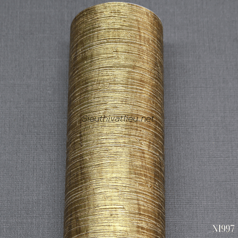 Film nội thất Infeel NI997 vân kim loại vàng đồng