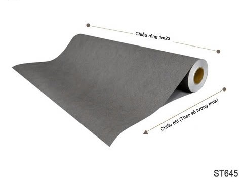 Film nội thất Infeel ST645 vân đá màu xám