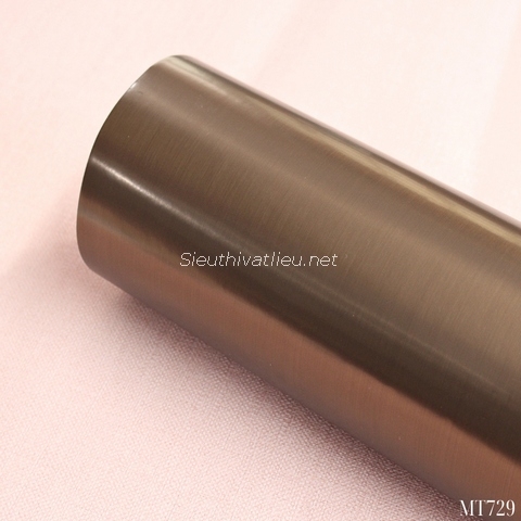 Film nội thất Infeel MT729 vân kim loại nâu bóng
