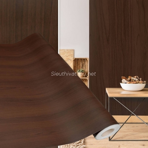 Film nội thất Infeel WD048 vân gỗ teak màu nâu