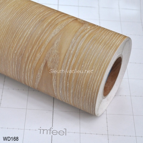 Film nội thất Infeel WD168 vân gỗ sồi vàng