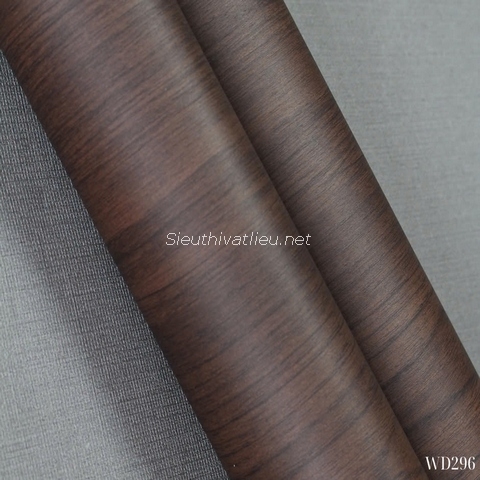 Film nội thất Infeel WD296 vân gỗ óc chó (walnut) màu nâu