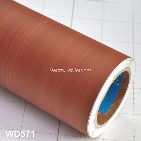 Film nội thất Infeel WD571 vân gỗ nâu đỏ