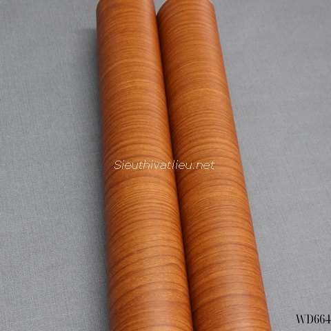 Film nội thất Infeel WD664 vân gỗ nâu đỏ