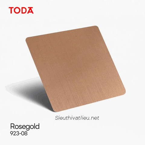 Film nội thất Toda 923-08 vân kim loại vàng hồng