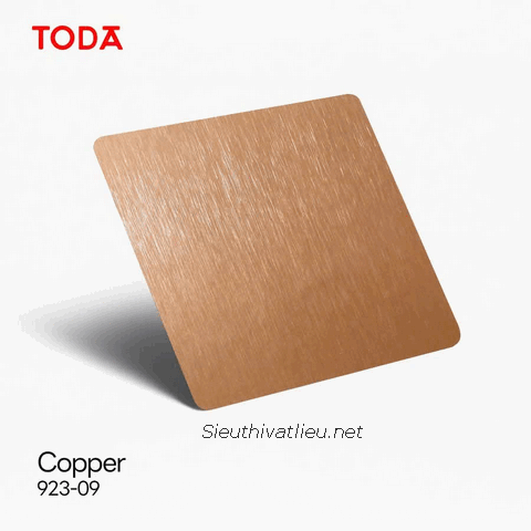 Film nội thất Toda 923-09 vân kim loại đồng đỏ