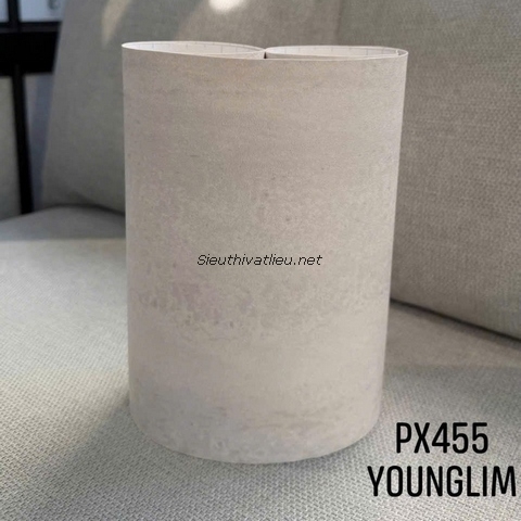 Film nội thất vân đá travertine PX455 màu trắng xám