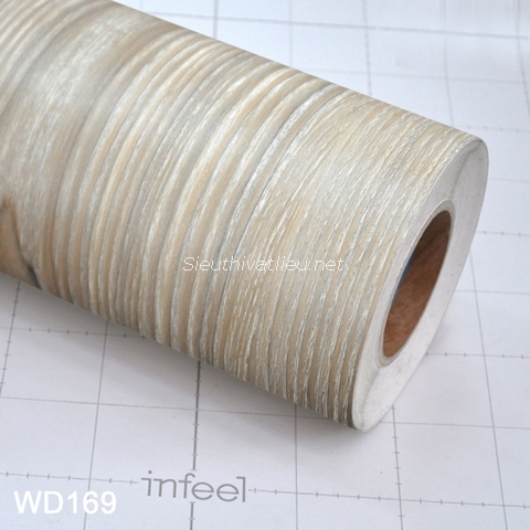 Film nội thất Infeel WD169 vân gỗ sồi nâu