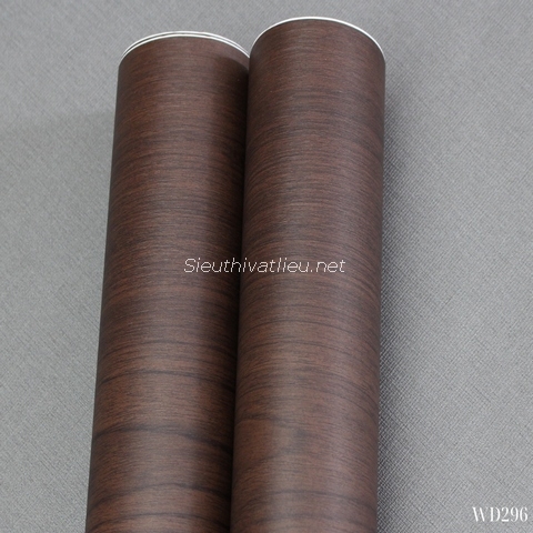 Film nội thất Infeel WD296 vân gỗ óc chó (walnut) màu nâu