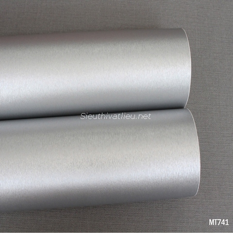 Film nội thất Infeel MT741 vân kim loại bạc xước