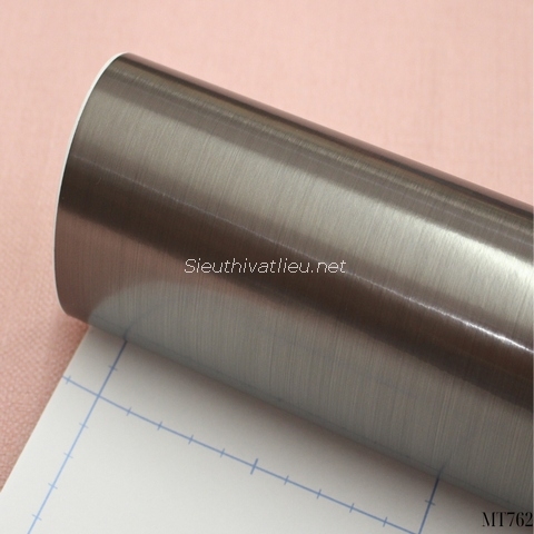 Film nội thất Infeel MT762 vân kim loại xám bóng