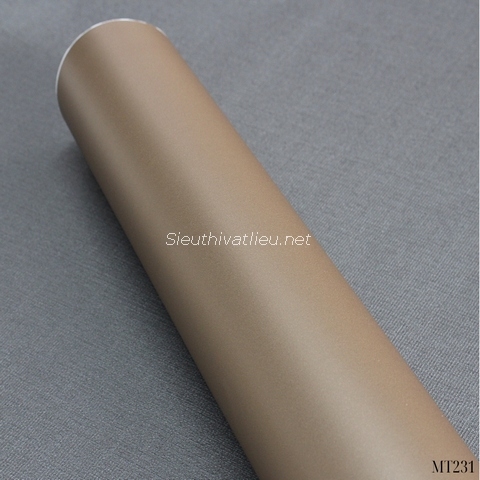 Film nội thất Infeel MT231 vân kim loại vàng hồng