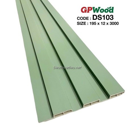 Lam nhựa 3 sóng Decor DS103 màu xanh