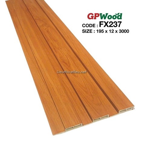 Lam nhựa 3 sóng Decor FX237 vân gỗ màu nâu
