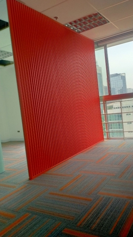 Lam nhựa 4 sóng Decor HY104 màu cam