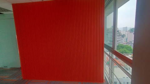 Lam nhựa 4 sóng Decor HY104 màu cam