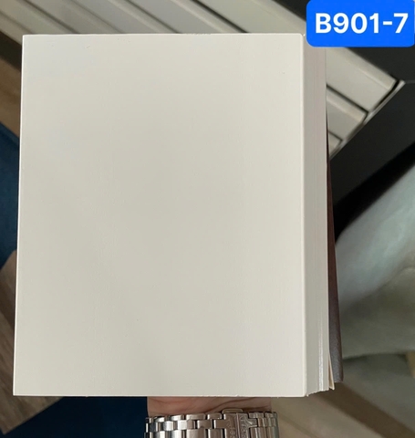 Len tường nhựa B901-7 cao 120 màu trắng trơn