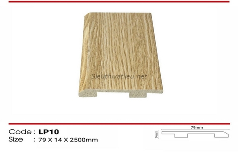 Len tường nhựa LP10 vân gỗ màu kem