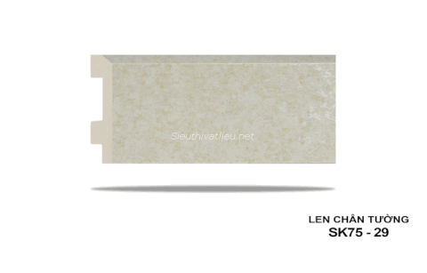 Len tường nhựa SK75-29 vân gỗ màu kem