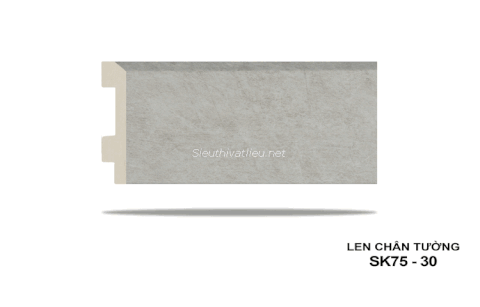 Len tường nhựa SK75-30 vân bê tông (xi măng) màu kem