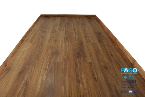 Sàn gỗ cốt xanh Pago M308 8mm bản lớn