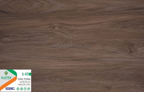 Sàn nhựa hèm khóa Glotex 4mm S473