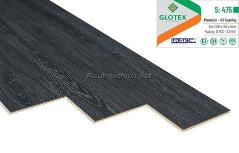 Sàn nhựa hèm khóa Glotex 4mm S475