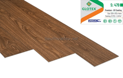 Sàn nhựa hèm khóa Glotex 4mm S479