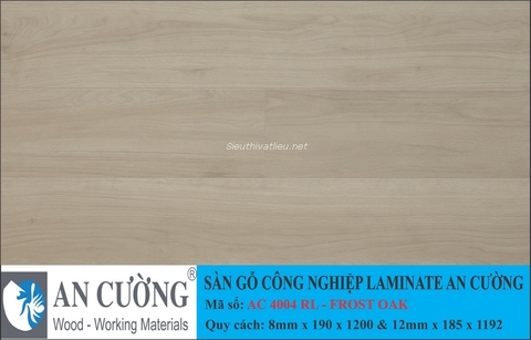 Sàn gỗ laminate An Cường vân gỗ AC-4004-RL