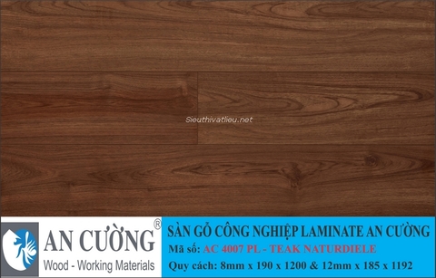 Sàn gỗ laminate An Cường vân gỗ AC-4007-PL