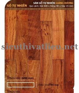 Sàn Gỗ Tự Nhiên Giáng Hương 600mm